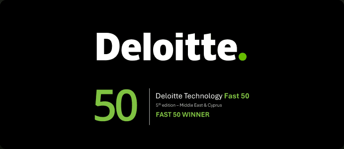 Deloitte Fast 50 Middle East 2026 award badge